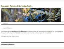 Tablet Screenshot of blog.stephan-rehm.de
